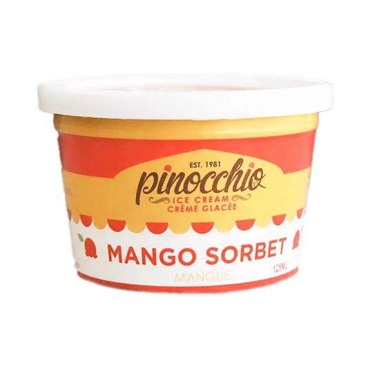 Pinocchio Ice Cream Cup - Mango Sorbet